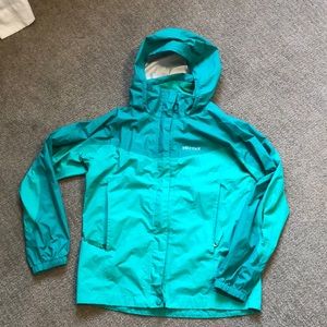 Girls Marmot rain jacket
